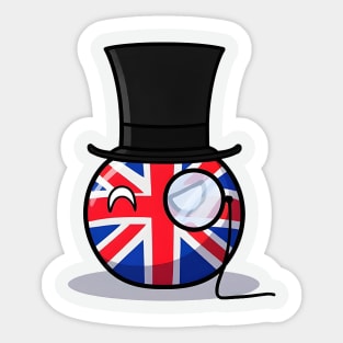 Rule Britannia Polandball UK Sticker